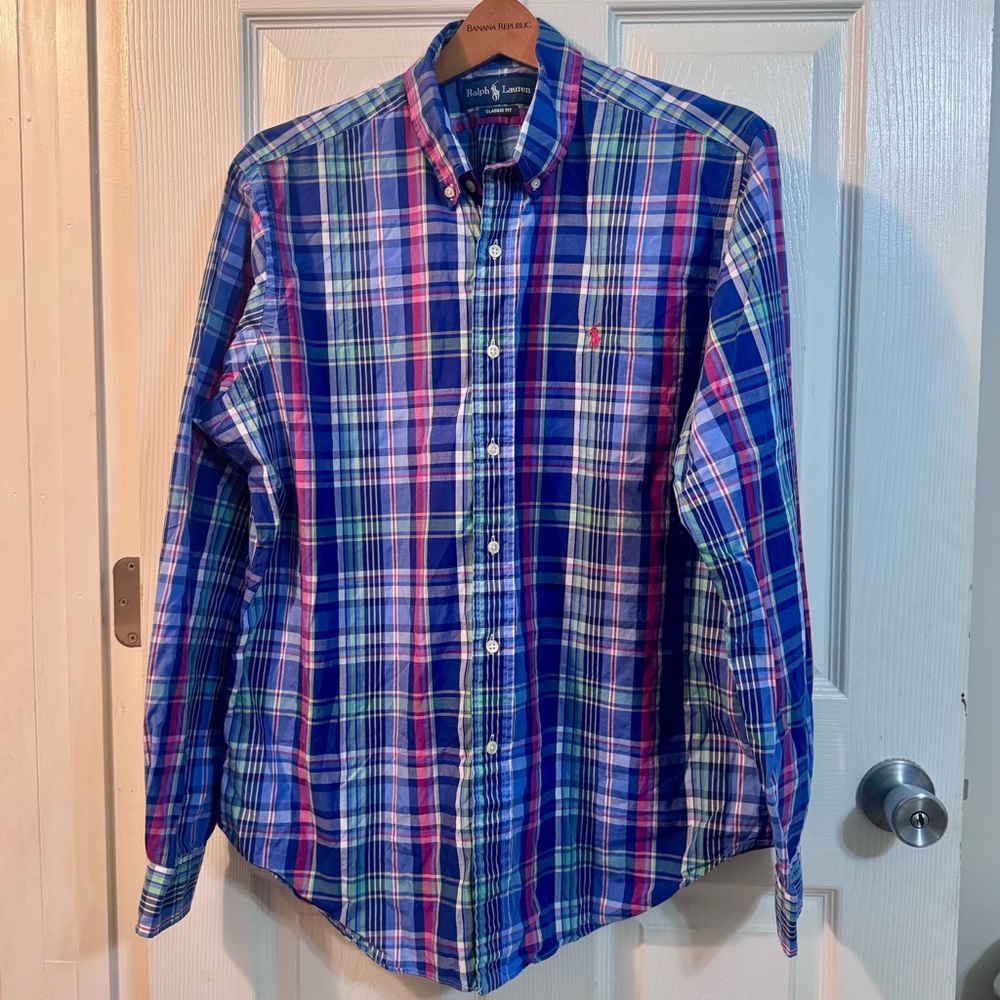 Ralph Lauren Men's Multicolor Plaid Shirt